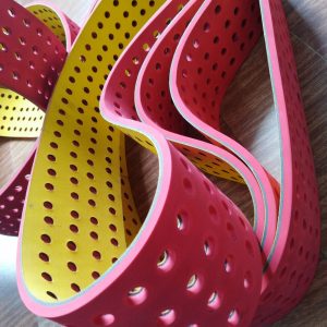 Dây đai đắp cao su có đục lỗ